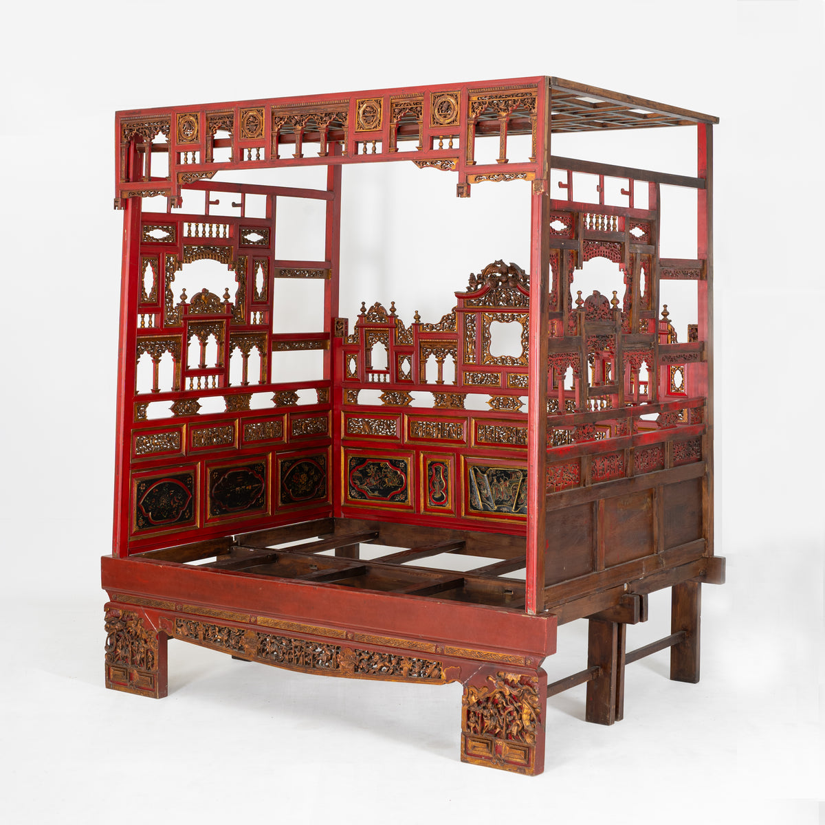 LETTO NUZIALE CINESE - 1880-1900