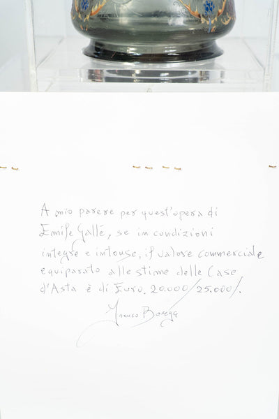 Vaso Emile Gallè fecit
