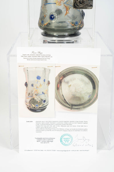 Vaso Emile Gallè fecit