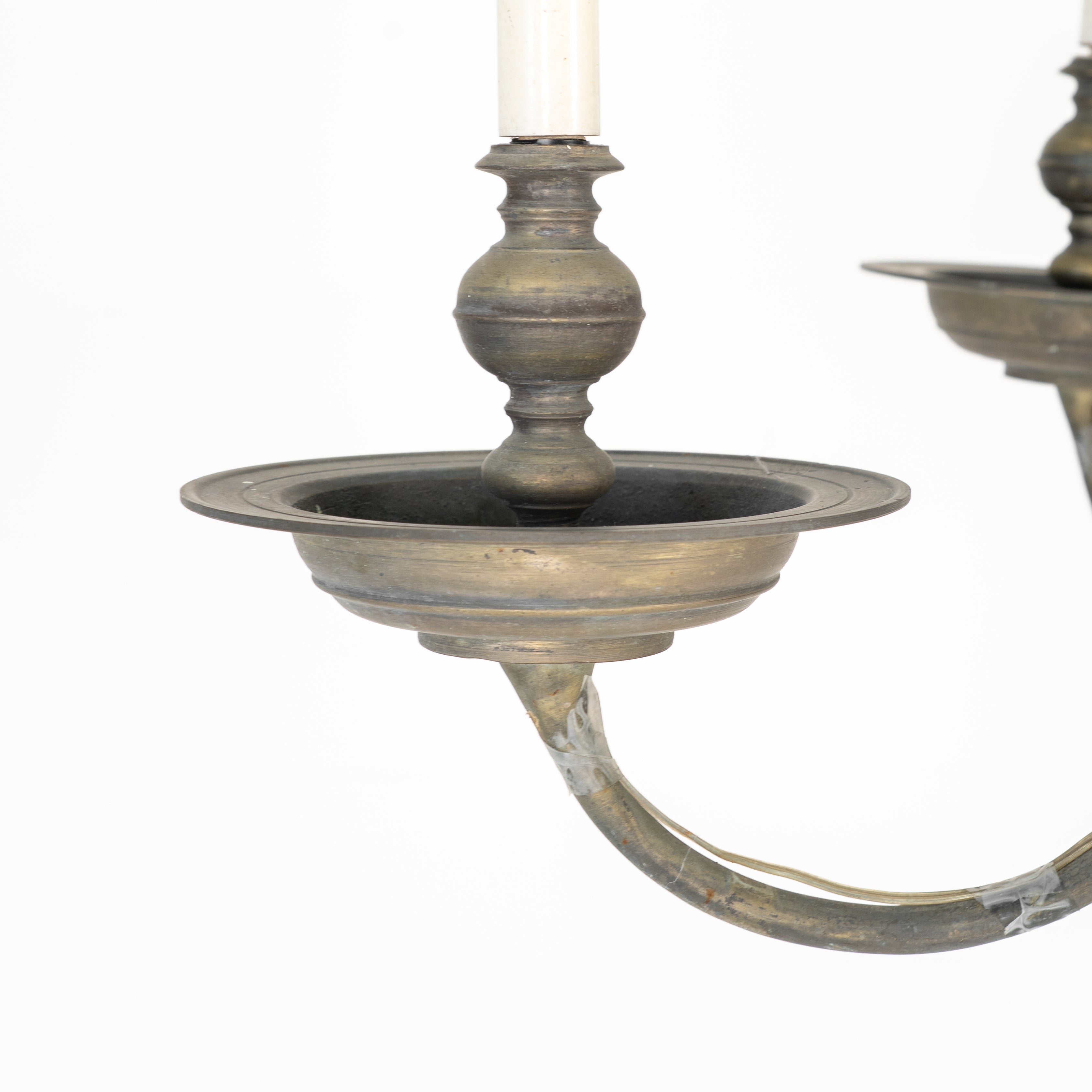 LAMPADRIO OLANDESE IN BRONZO DEL XIX SECOLO