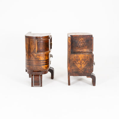 COPPIA DI COMODINI ART DECO 1950-1960