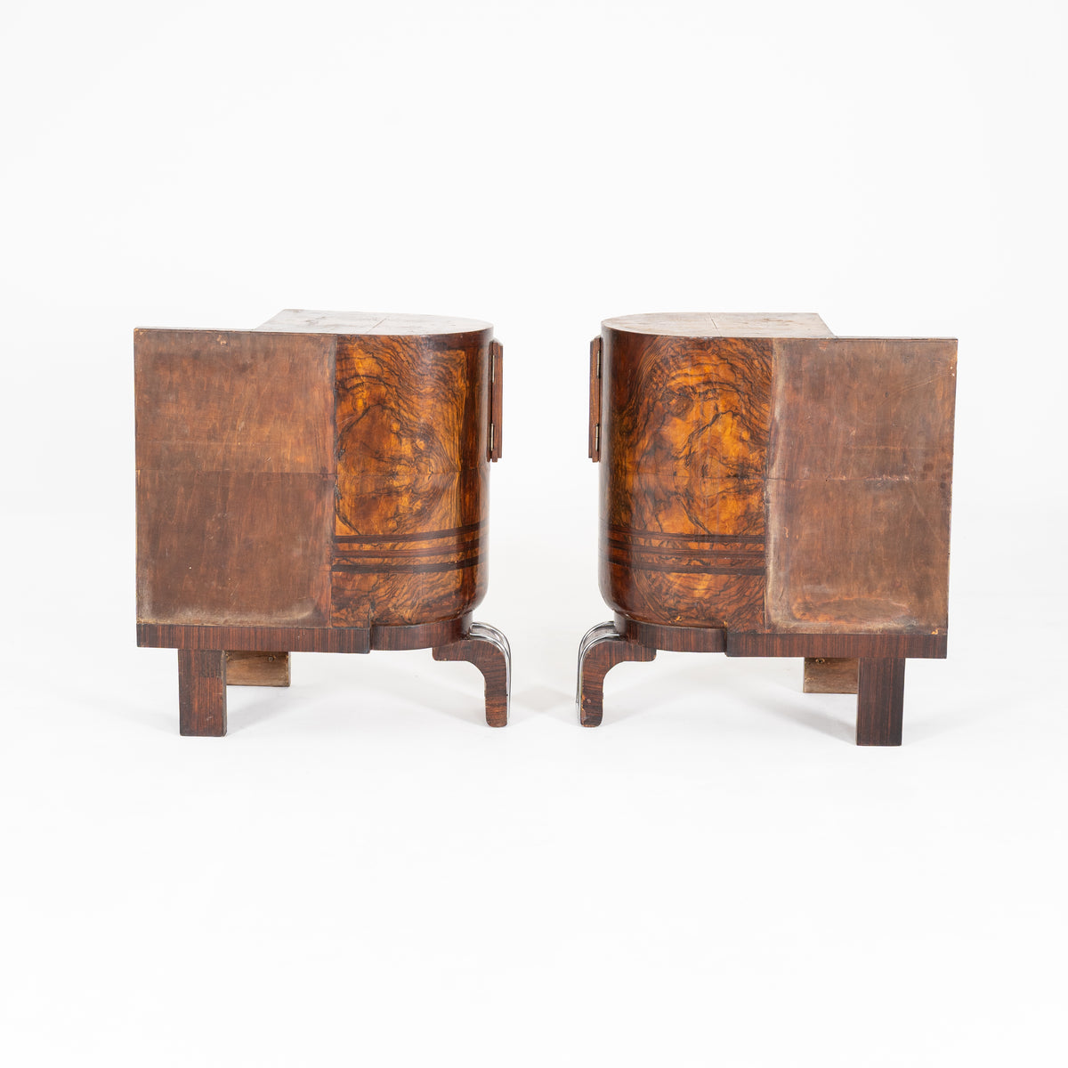 COPPIA DI COMODINI ART DECO 1950-1960