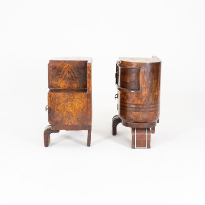 COPPIA DI COMODINI ART DECO 1950-1960