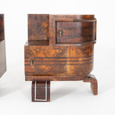 COPPIA DI COMODINI ART DECO 1950-1960