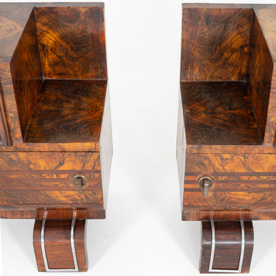 COPPIA DI COMODINI ART DECO 1950-1960