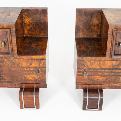 COPPIA DI COMODINI ART DECO 1950-1960