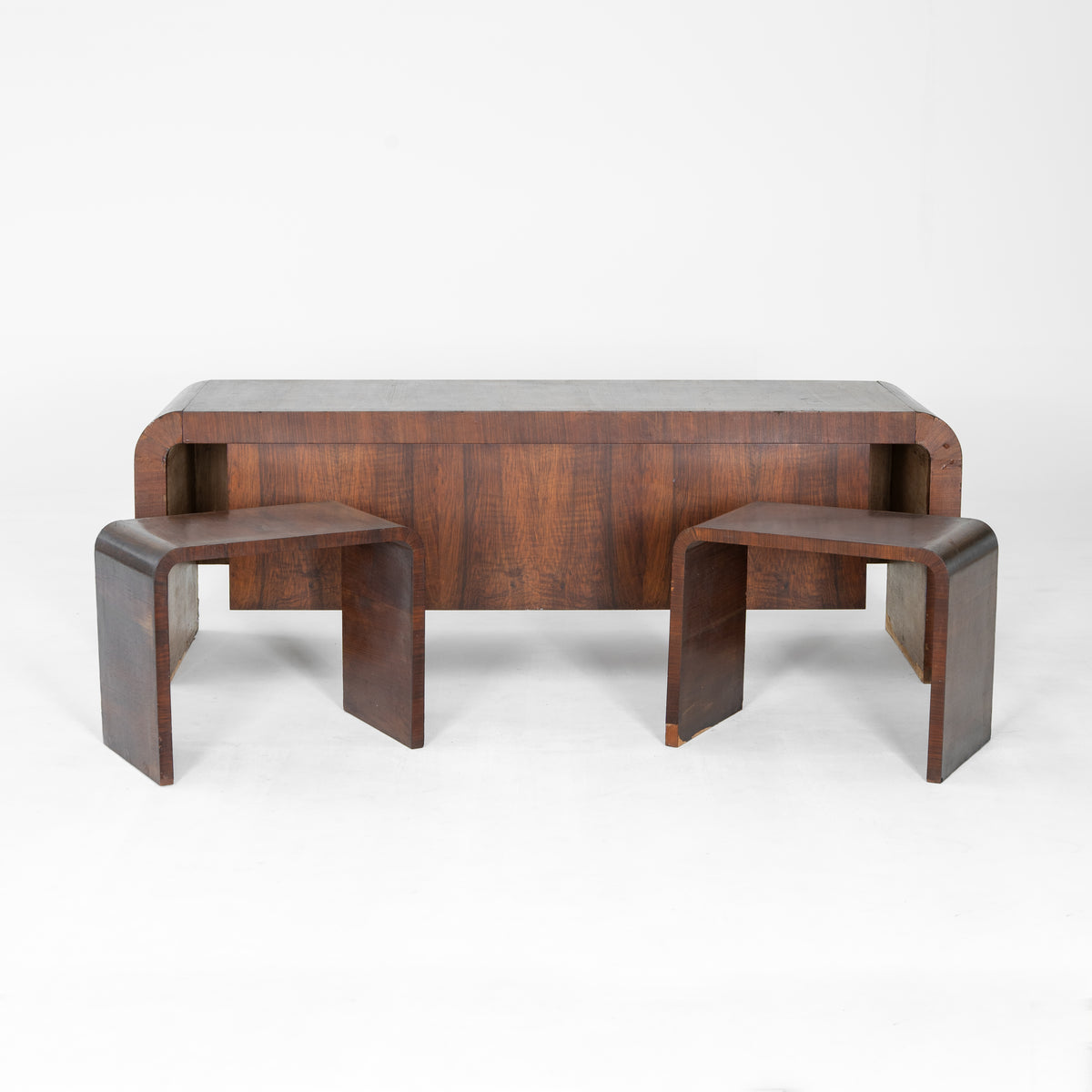 SET BAULE + 2 COMODINI DECO 1940-1950