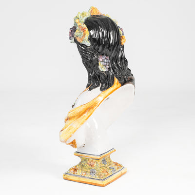 BACCO IN MAIOLICA FINE XIX SEC.