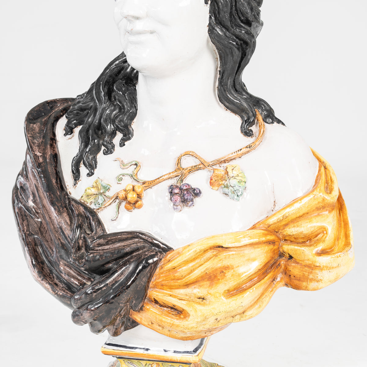 BACCO IN MAIOLICA FINE XIX SEC.