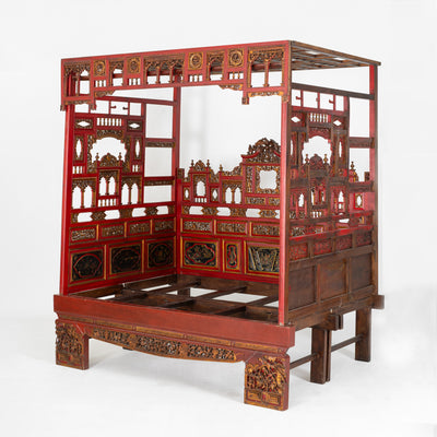 LETTO NUZIALE CINESE - 1880-1900
