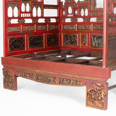 LETTO NUZIALE CINESE - 1880-1900