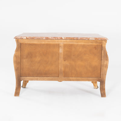 Cassettone boise de roise, bronzo e marmo -xx secolo-