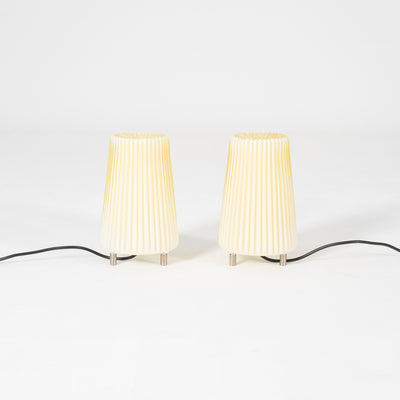COPPIA LAMPADE DA TAVOLO DI AURELIANO TOSO X MURANO